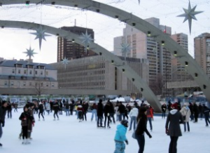 Ice Skating at Nathans Phillips Square