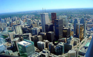 CN Tower - Downtown Toronto view