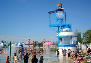 Ontario Place - Tipping Bucket and Waterplay Area