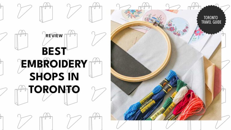 5 Embroidery Shops in Toronto with the Finest Craftsmanship [2026 ]