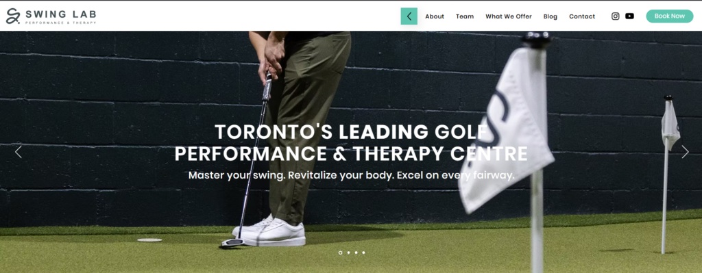 SWING LAB - Performance & Therapy homepage