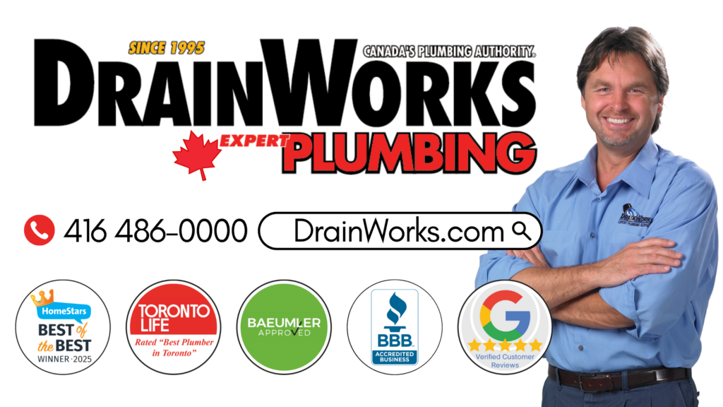 drainworks plumbing banner