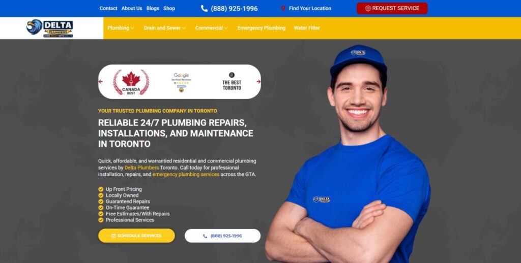delta plumbers inc homepage