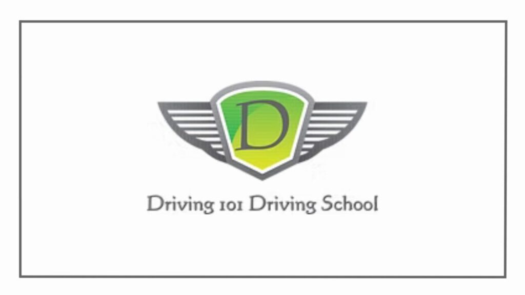 driving 101 driving school logo