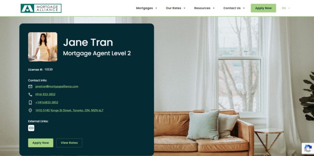 Mortgages with Jane homepage
