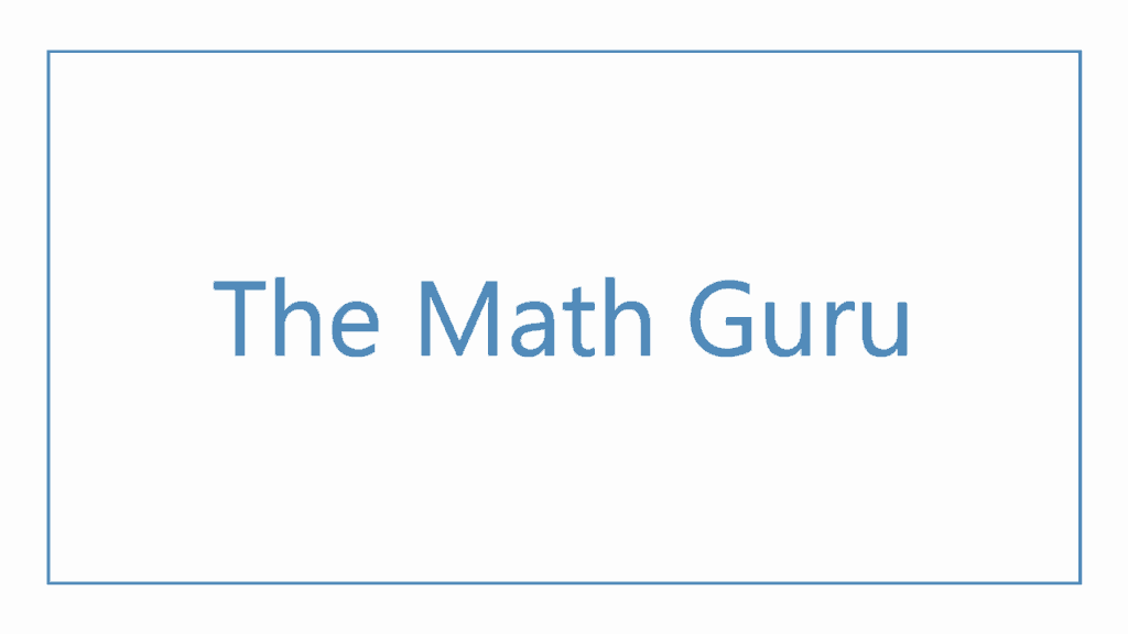 the-math-guru