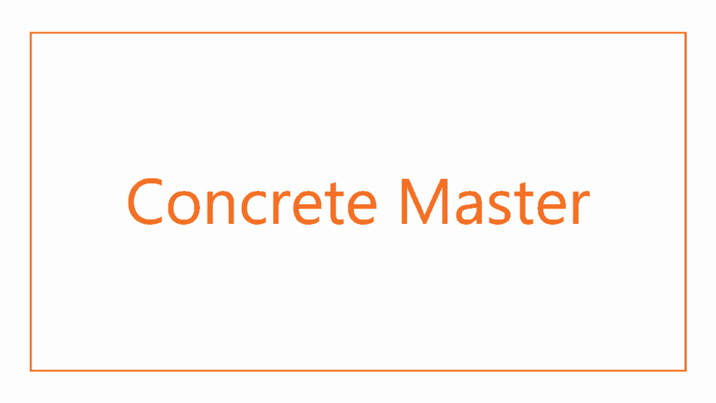 concrete-master